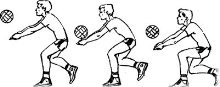 Урок "Волейбол.Прийом та передачі м'яча двома руками зверху. Прийом та передачі  м'яча двома руками знизу."